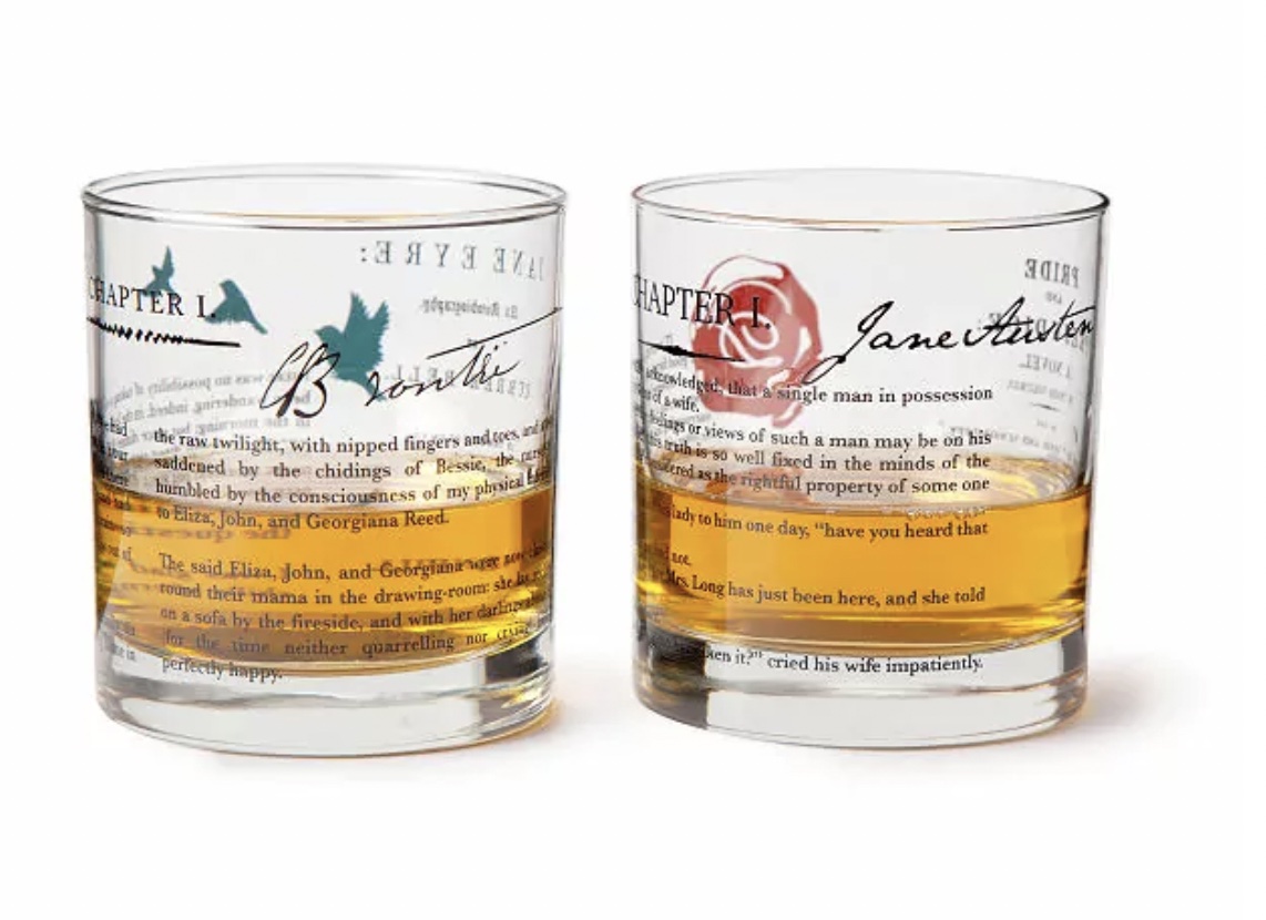 Women Writer’s Cocktail Glasses