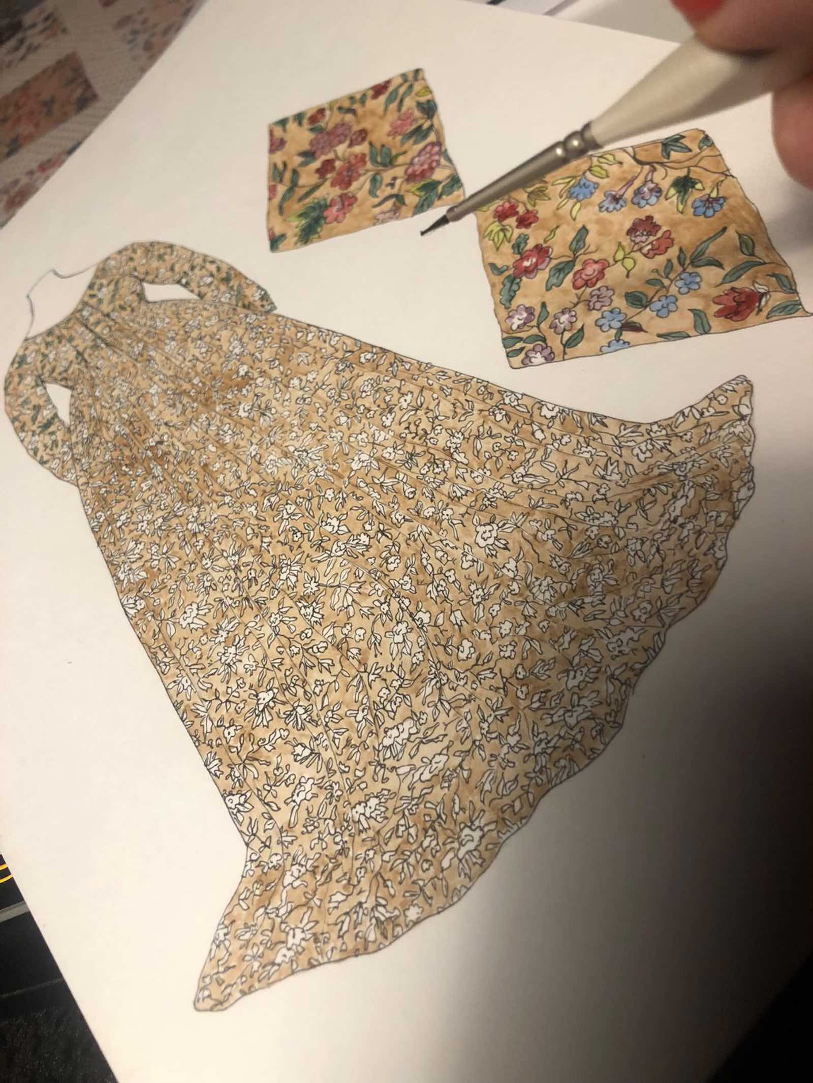 Work by Eleanor Houghton for Inside Charlotte Brontë's Wardrobe