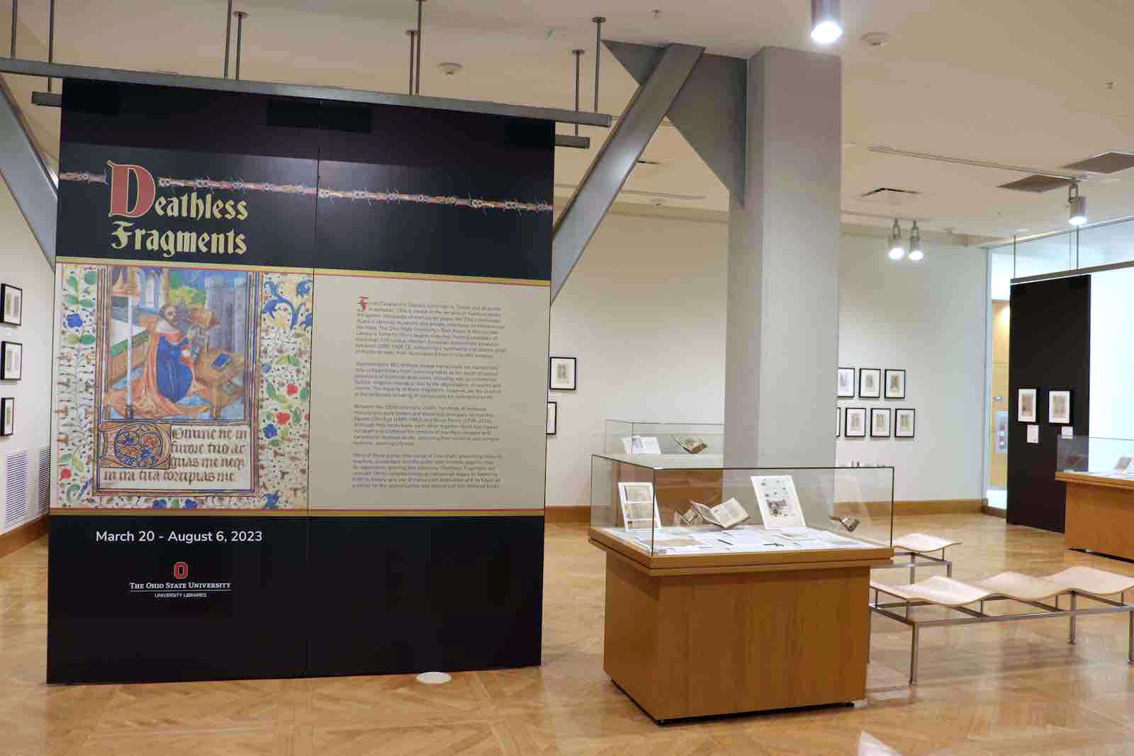 View of the Deathless Fragments exhibition