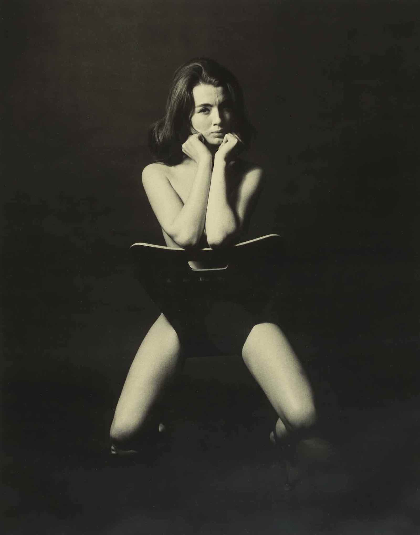 Christine Keeler portrait by Lewis Morely