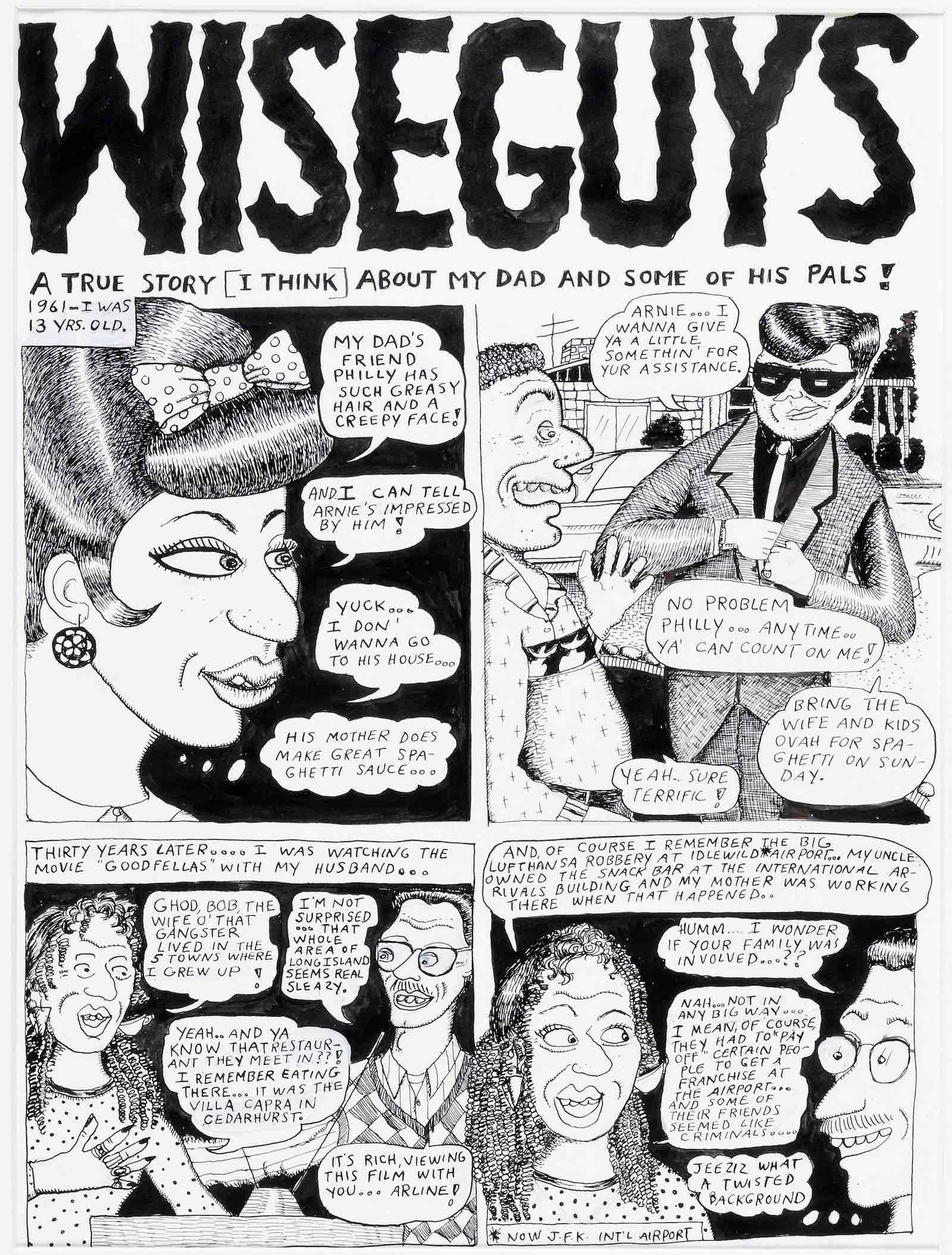 Aline Kominsky-Crumb's Twisted Sisters complete 10-page story Wiseguys