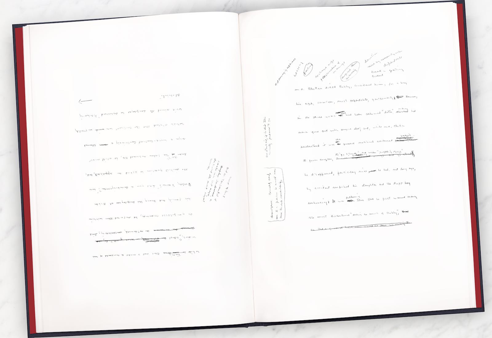 Double-page from In Cold Blood