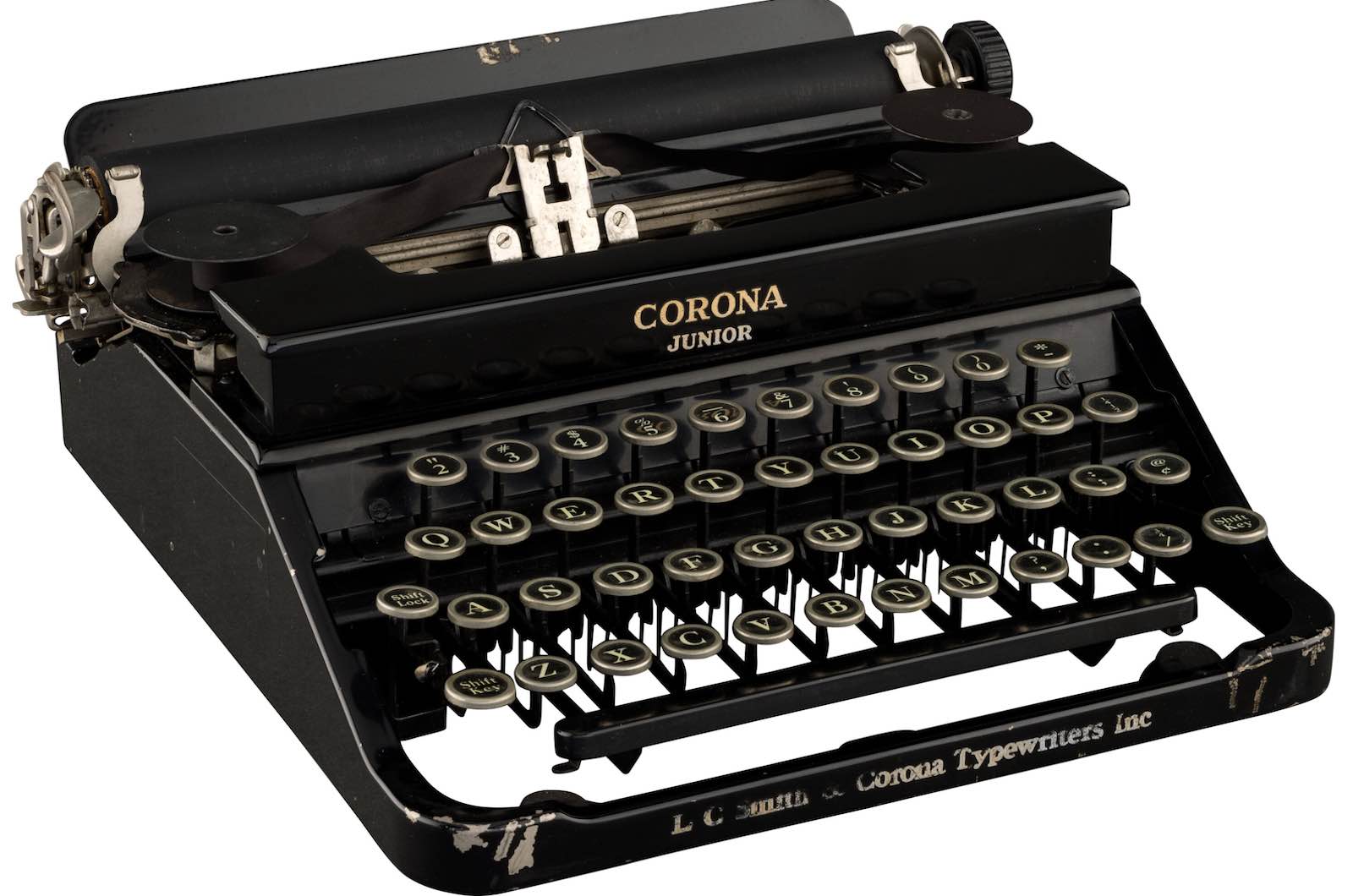 Tennessee Williams's 1936 Corona Junior (Serial Number 1F9874J)