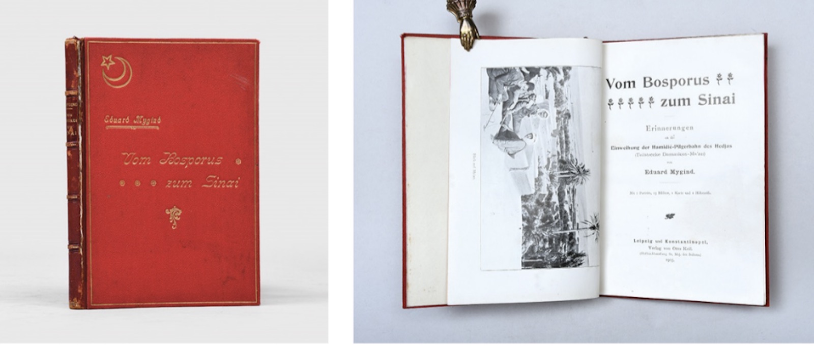 Vom Bosporus zum Sinai (“From Bosphorus to Sinai”) by Hejaz Railway; Eduard Mygind