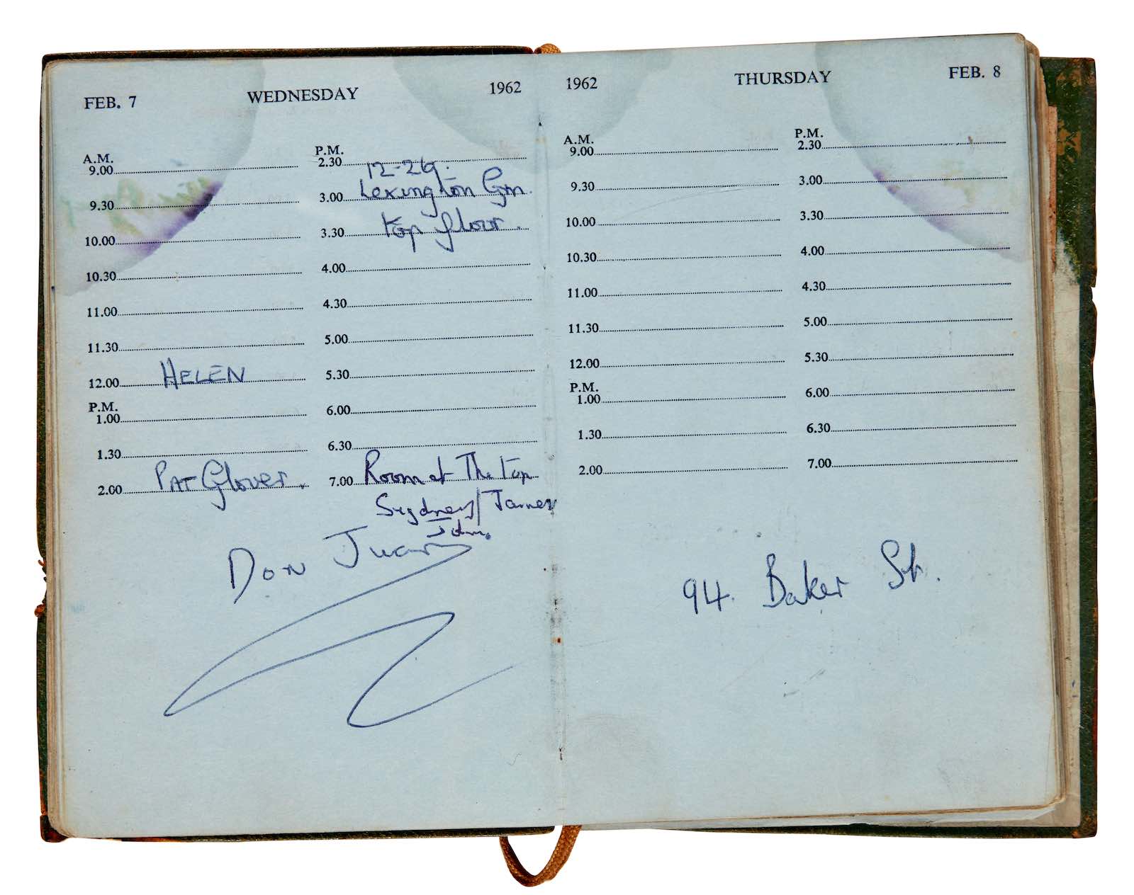 Christine Keeler's diary