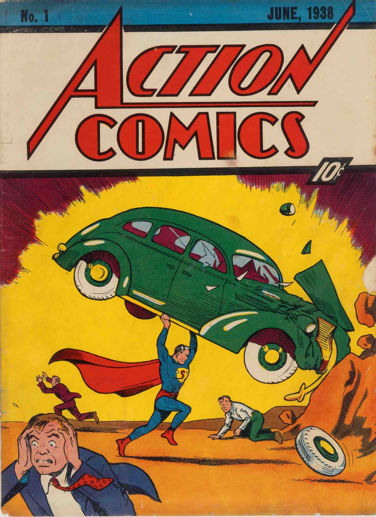Action Comics #1 cover only (DC, 1938)