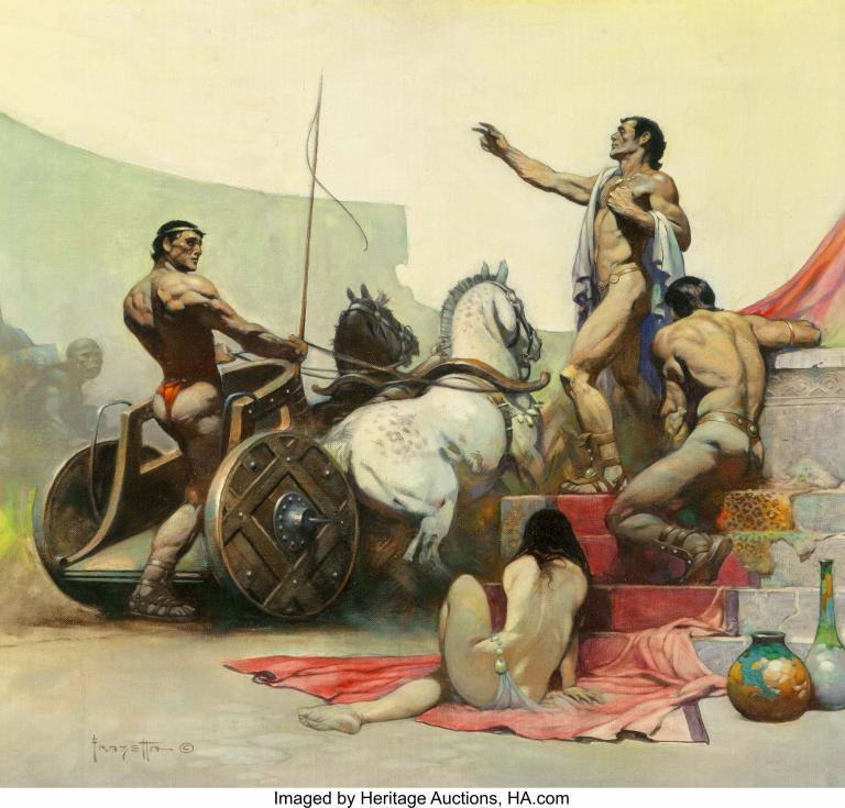 Frazetta Child of the Sun