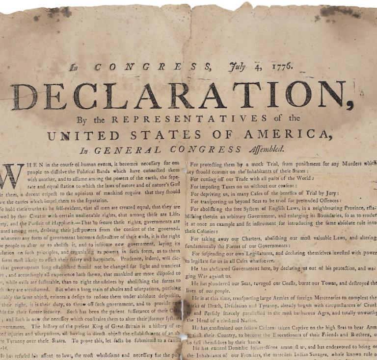 1776 Declaration of Independence