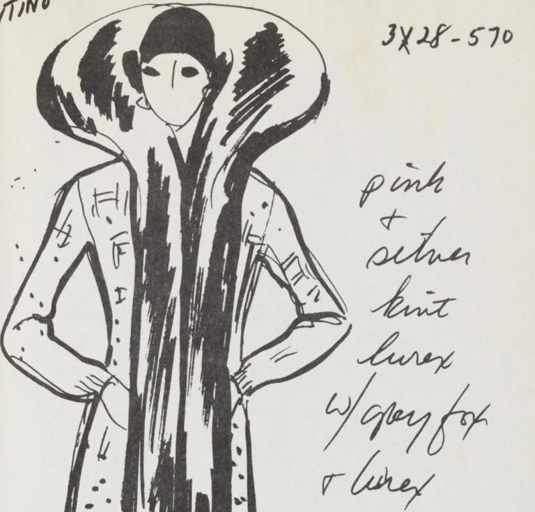 Fashion drawing from Cardinal Fashion Studio