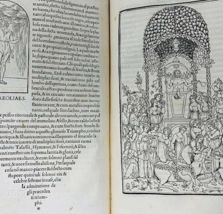 A page from Hypnerotomachia Poliphili