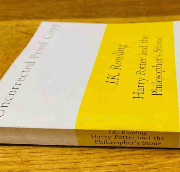 The uncorrected Harry Potter proof coming to auction