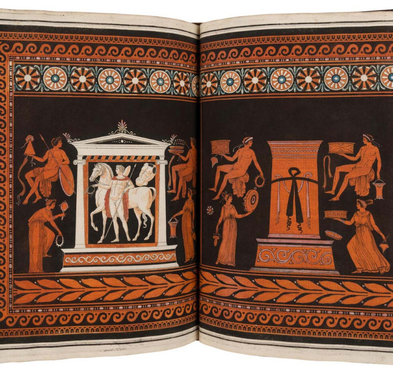 Plate from Hamilton and d'Hancarville's Greek and Roman antiquities